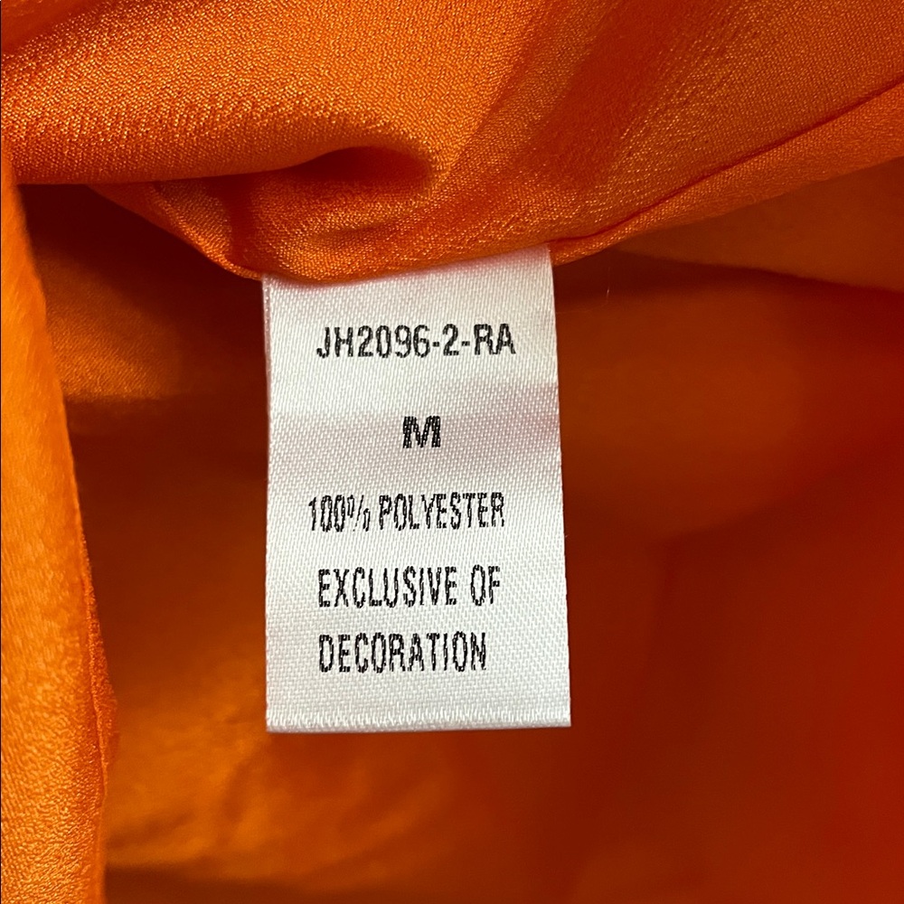 THML Living The Dream Orange & Pink Floral Mini Dress size medium - Picture 15 of 16